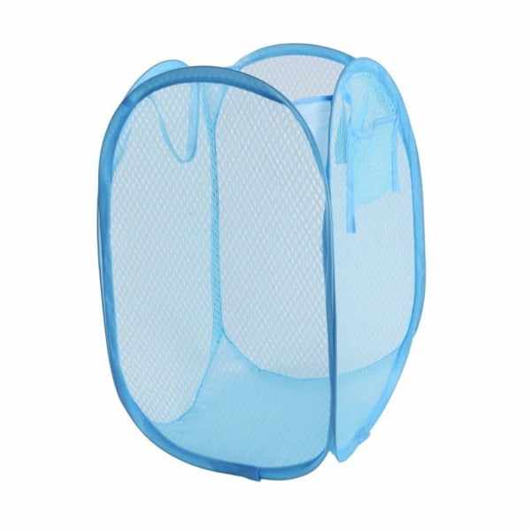 Pop Up Vaskemaskinpose Foldbar Vaskkurv BLÅ blue