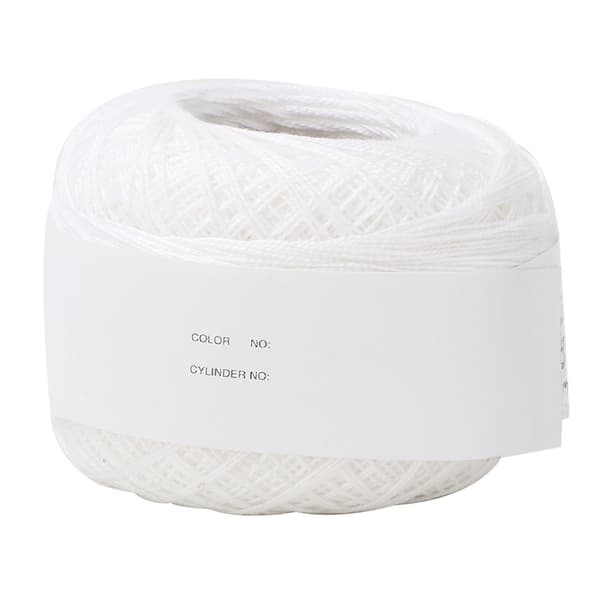 Summer Silk Hand Crocheted Lace Line6601 Snow White