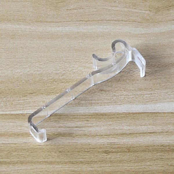 12 Pcs Hidden Valance Clips 3 Inch Wood Blind Replacement Holders Clear