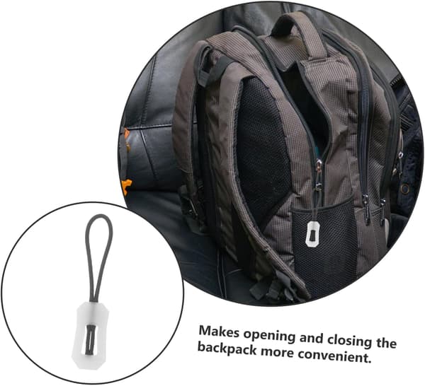 Practical Zipper for Outdoor Activities 10 Pcs Luminous Zipper Pulls