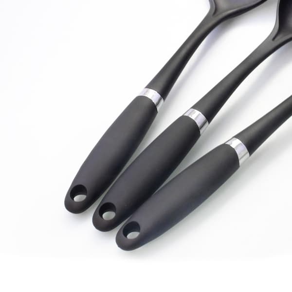 Kitchen Utensil Set High Temperature Resistant Cooking Utensils Spatula Turner Kit Black Kitchen Utensils Kitchenware (pieces)