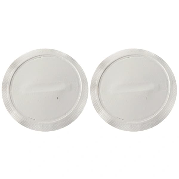 2 stk. oppustelig båd kajak D-ring pad lap PVC marine rustfrit stål fast spænde (grå)