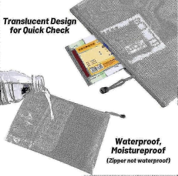 【LD】A4 Document Pockets 30-pack Compatible with Ipow Zippered Mesh Bags