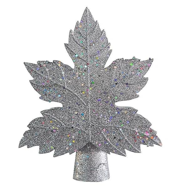 Moving Leaves S LED Projector Lamp Leaf Type Top Lamp Silver EU Plug