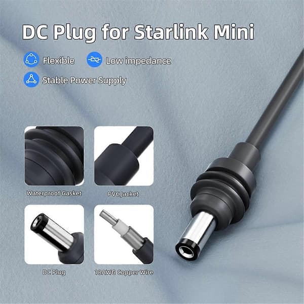 Kompatibel med Starlink Mini Step Up Strømkabel 12V/24V til 30V 3.5A Konverter