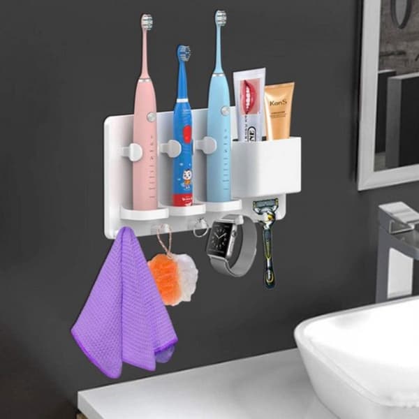Toothbrush Holder - Electric Toothbrush Holder - High Quality - Adjustable - Wall Mounted - Dry