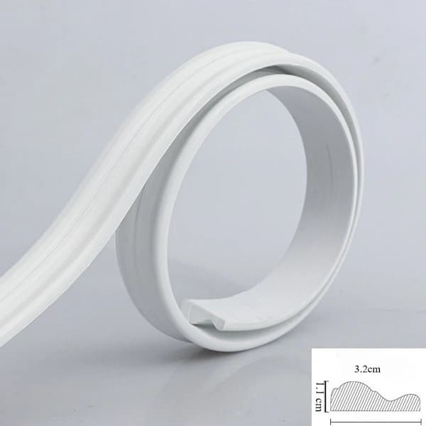 Self-adhesive decorative PVC wall panels - flexible decorative strips - ceiling decorations