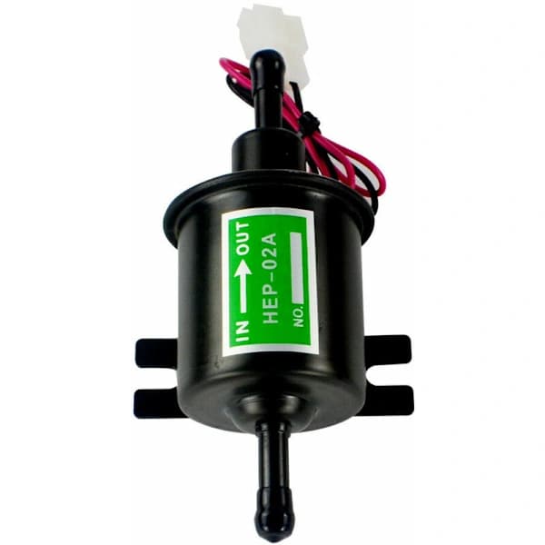 Universal 12V Kraftig Elektrisk Bränslepump Solid Metall Bensin Bränslepump Bränsle Bensin Överföringspump 12 Volt HEP-02A,A