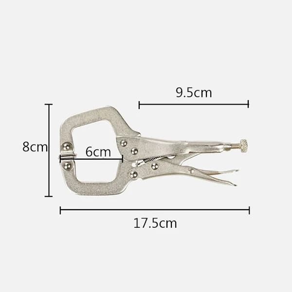 Låsende C-klemme Basics Justerbar Metal Ansigtsklemme 6In[XJ]