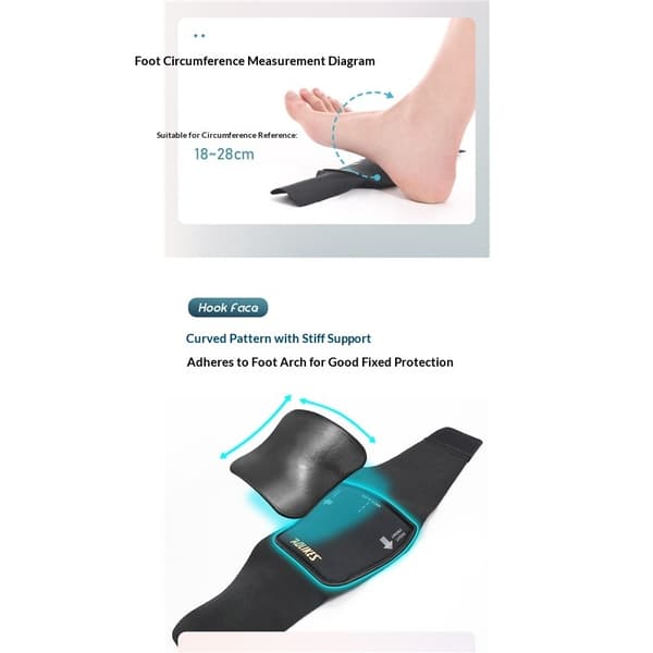 Arch Support Compression Sleeves for Flat Feet and Plantar Fasciitis Relief - Orthopedic Support