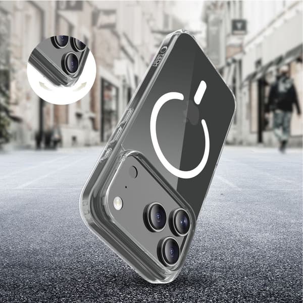 Tech-Protect iPhone 17 Pro Max Magsafe Clear Hybrid Flex Case-FX-