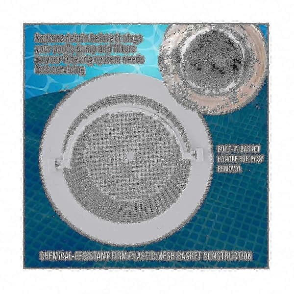 2-pack Replacement Skimmer Basket with Handle for Above Ground Pool Through Wall White SZRH 5 5 5 5