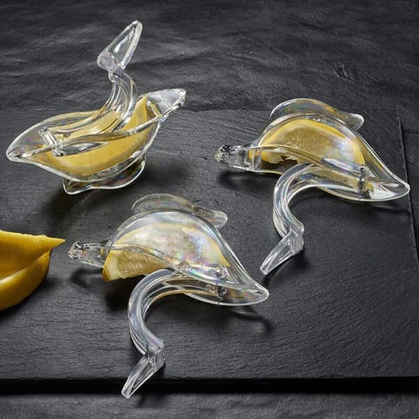 Manual Lemon Squeezer, Squeeze Juice from Acrylic Lemon Slices (5 pieces)