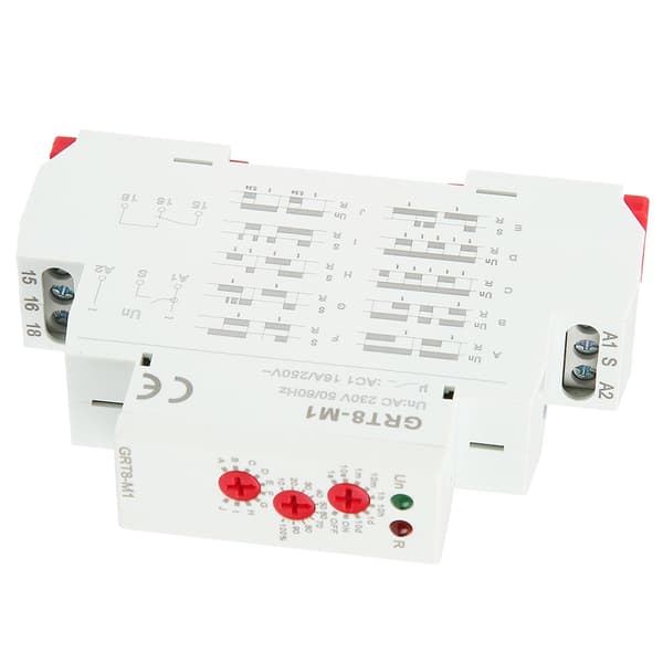 GRT8-M1 Multifunctional Time Relay with 10 Functions DIN Rail AC 230V