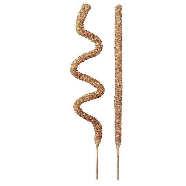 Moss Pole Monstera Växtstöd, Böjbara Växtpinnar för Inomhusväxter, Växtpinnar för Klätterväxter 2-pack