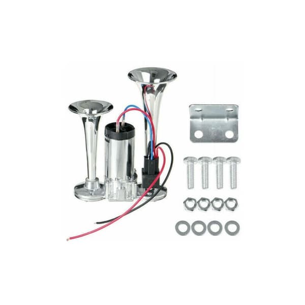 600DB 12V Doble Trompeter Elektrisk Solenoidventil Super Høy Lyd