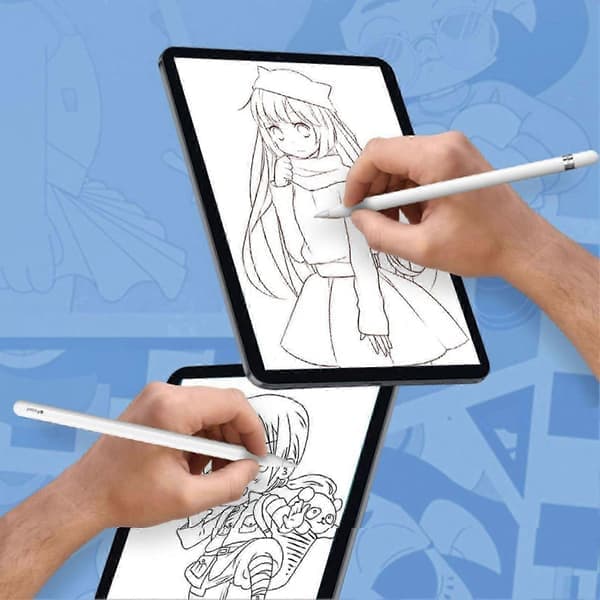 Pen Tip High Sensitivity No Delay Durable Non-slip Comfortable Writing Thin Tablet Pen Tip Replacement Tip for Apple Pencil 1st 2nd