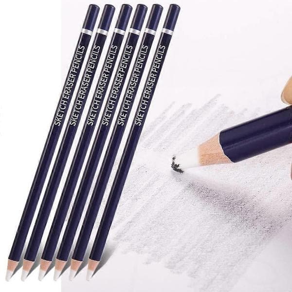 Practical and Beautiful Pen-Shaped Eraser - Fun Novelty Erasers, Unique Gift for Artists and Students
