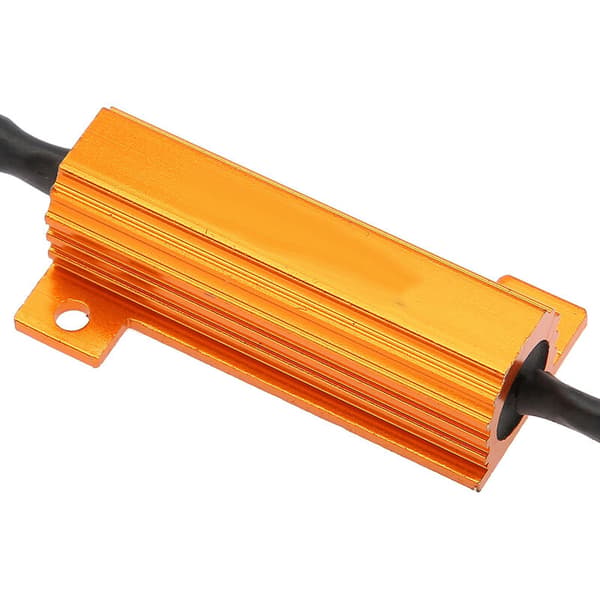 2 stk. bil-LED-dekoder for H7-frontlykter, anti-hyperblink, ingen feil, lastmotstandskabling