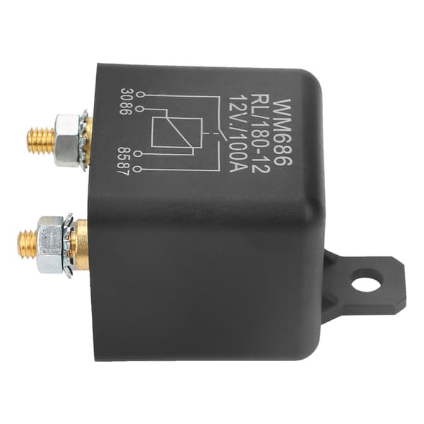 WM686 100A Normalt åbent kraftigt bilstartrelæ til styring af batteri ON/OFF RL/180 DC 12V