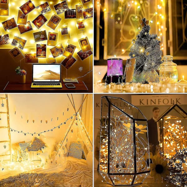 Ljusslinga, 20m 200 LED USB-ljusslinga Julbelysning