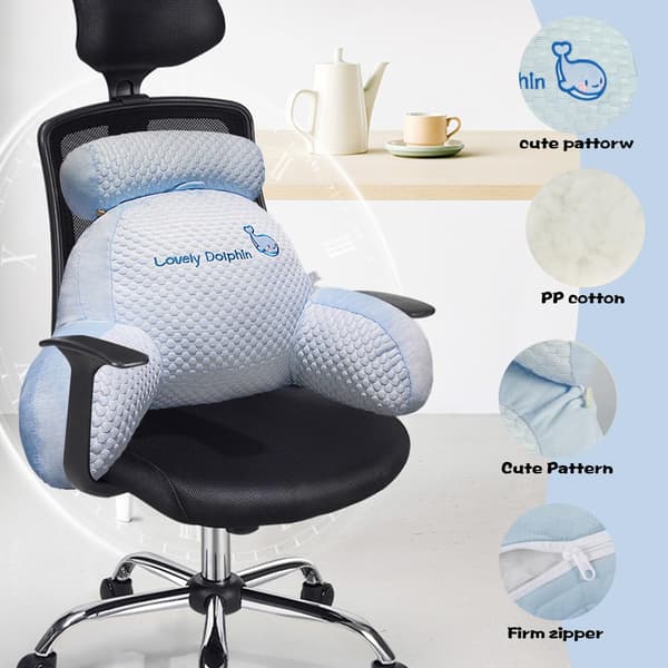 Bed Reading Pillow, Removable Backrest Cushion 60x45x20cm (optional)