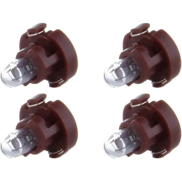 NA/4-pack Replacement Bulb Fits Dash A/c Instrument Panel Instrument Cluster Gauge Light Warm White T3 Neo Wedge Halogen Bulb 12v