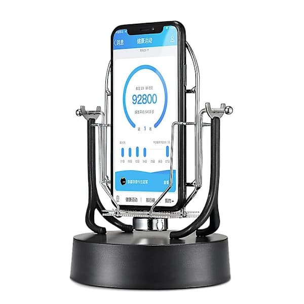 Double Phone Swing Device Automatic Shaker Pedometer Mobile Phone Holder
