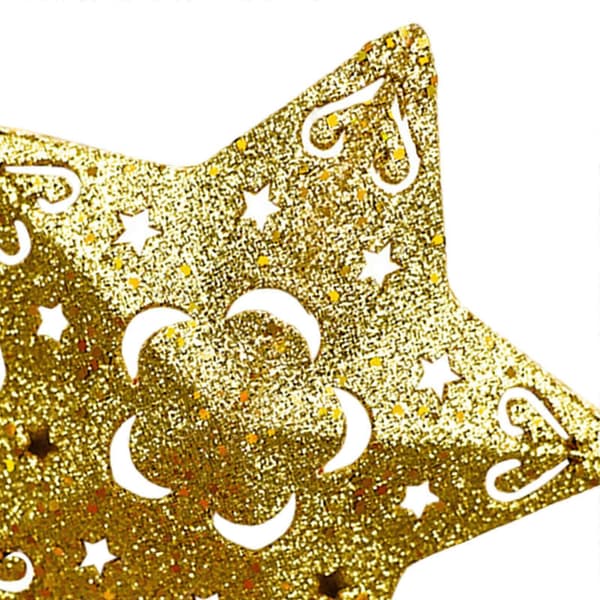 Juletrestjerne med Lys 3D Glitter Dynamisk Projeksjon for Julehøytiden Stjerne Star