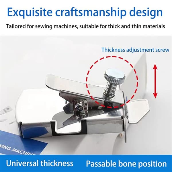 Magnetic Sewing Guide for Sewing Machine, Multifunctional Sewing Ruler for Hemming, Universal Sewing Machine Accessories (2 Pieces)