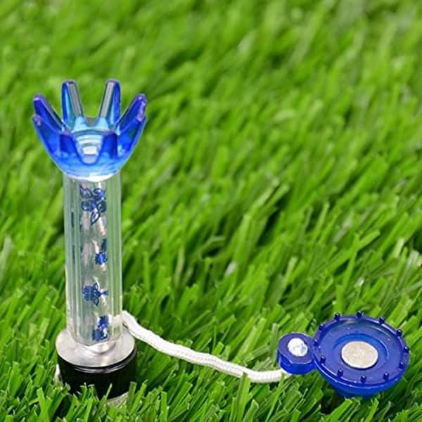 4-pack golf training sticks, magnetic tee and rubber tee for driving range and practice mats