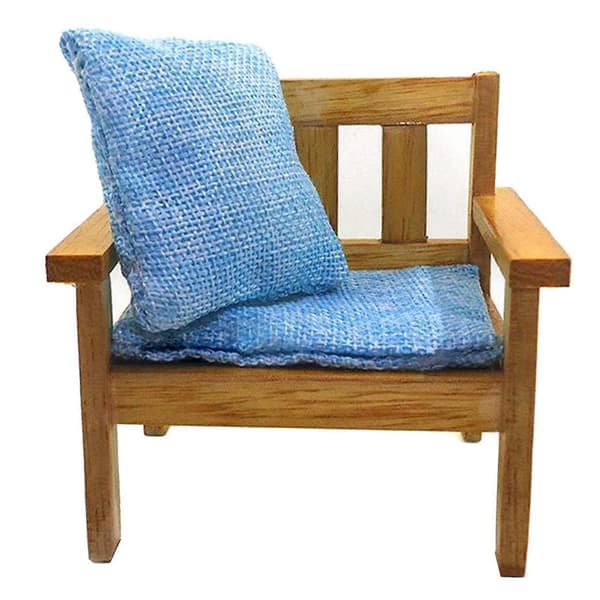 1/12 Møbler Enkel Sofa Lenestol, Scener R Tilbehør