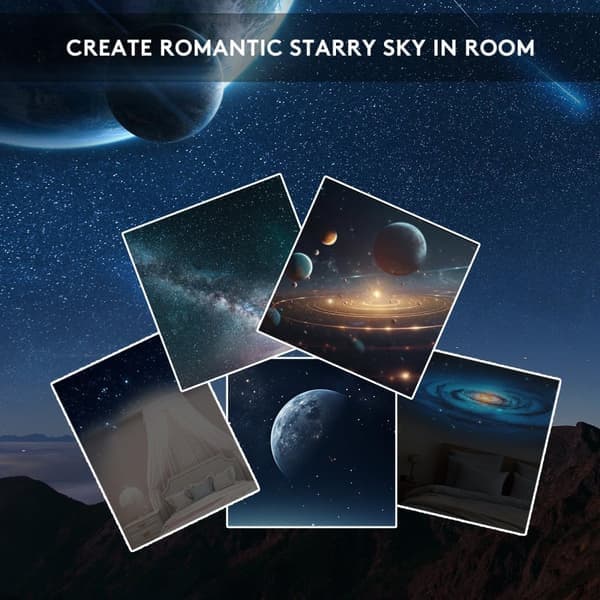 Projector - 13-in-1 Projector - with 360° Rotation - Starry Sky Projector