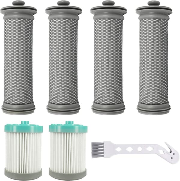 4-pack förfilter och 2-pack efterfilter, kompatibla med A10