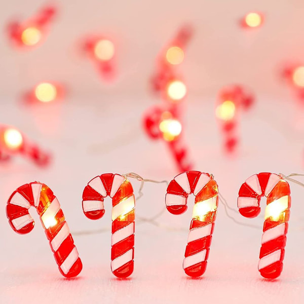 Jouluvalosarja Candy Cane -ketju 9,8 jalkaa