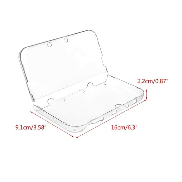 Transparent Crystal Case for New 3DS XL Game Console Hard Shell