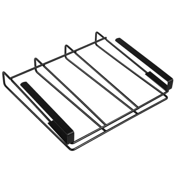 Under Shelf Storage Rack Cutting Board Holder Space Saving Kitchen Organizer Utensil Hanger Hook