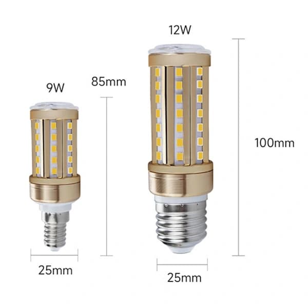 LED-lamppu välkkymätön E27-12W LÄMMIN VALO LÄMMIN VALO E27-12WWarm Light