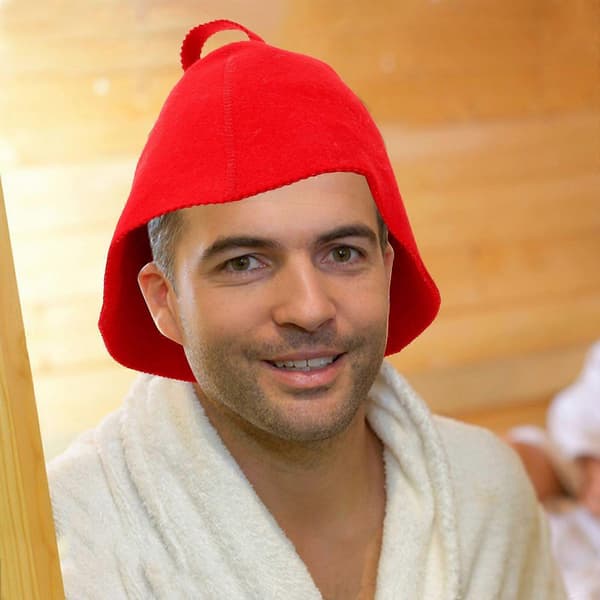 Sauna Felt Hat Thick Sauna Felt Hat Water Absorbent Sauna Felt Hat Breathable Sauna Felt Hat [DB]