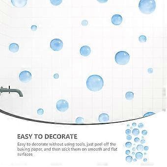 Bubbles Wall Decal Sticker Removable Bubbles Decals Bathroom Wall Art Decoration