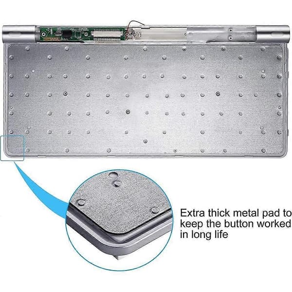Wireless Keyboard and Mouse Compatible with Apple iMac Windows or Android 24G Wireless