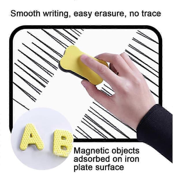 Magnetic Whiteboard - Easy to write and clean, Flexible Refrigerator Magnet Whiteboard 26s