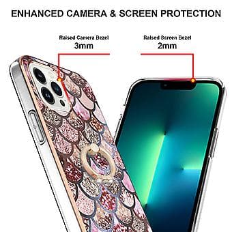 IMD TPU Støtsikkert Deksel til iPhone 15 Pro (Rosa)