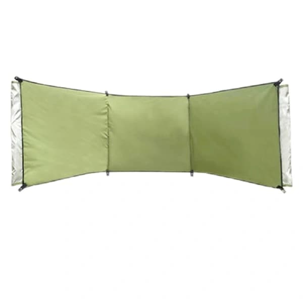 Vindskærm til camping, læsejl, vinterovn, armygrøn 250*70cm
