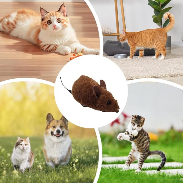 Electric Mouse Cat Toy - Interactive Moving Toy | Battery-Powered Mouse with Realistic Movement Function