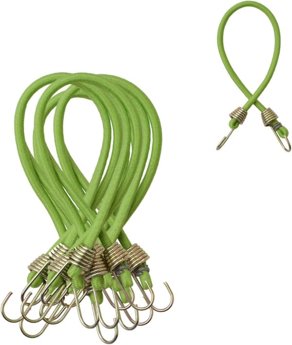 Elastic rope rubber band, mini bungee cords with metal hooks, stretchable bungee cords with hooks