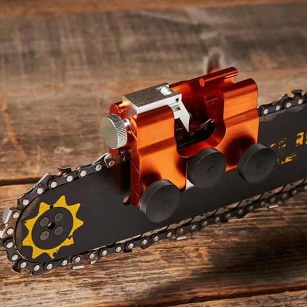 Chainsaw Chain Sharpening Jig, Tooth Sharpener Chainsaw Sharpening Kit Aluminum Alloy Chainsaw Sharpening Set
