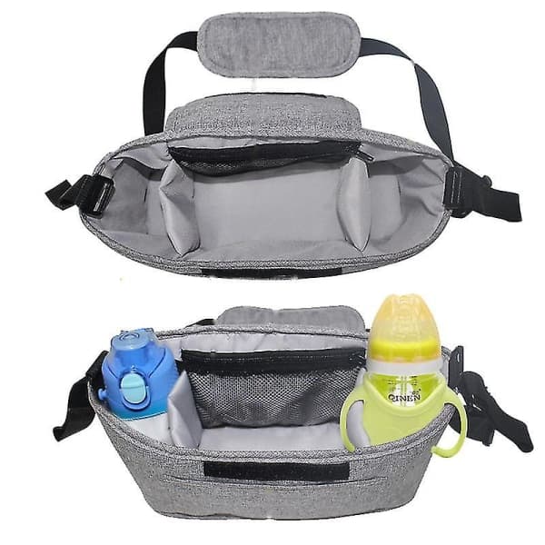 Baby Organizer Stroller Bag Large Space for All Strollers (Black)