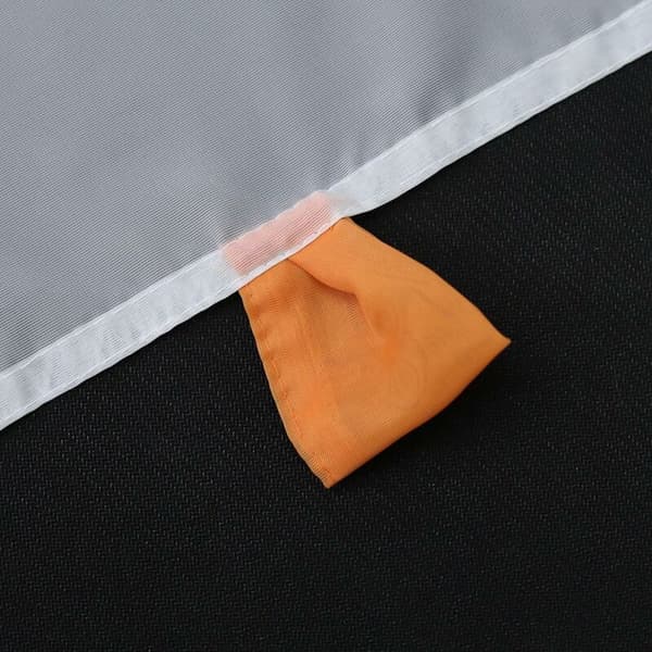 Färgglad gardin för café, kök, kontor, sovrum (orange 60120cm)