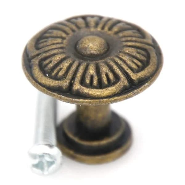 8 pcs Cabinet Handles Drawer Knob Pull Brass Knobs - high quality